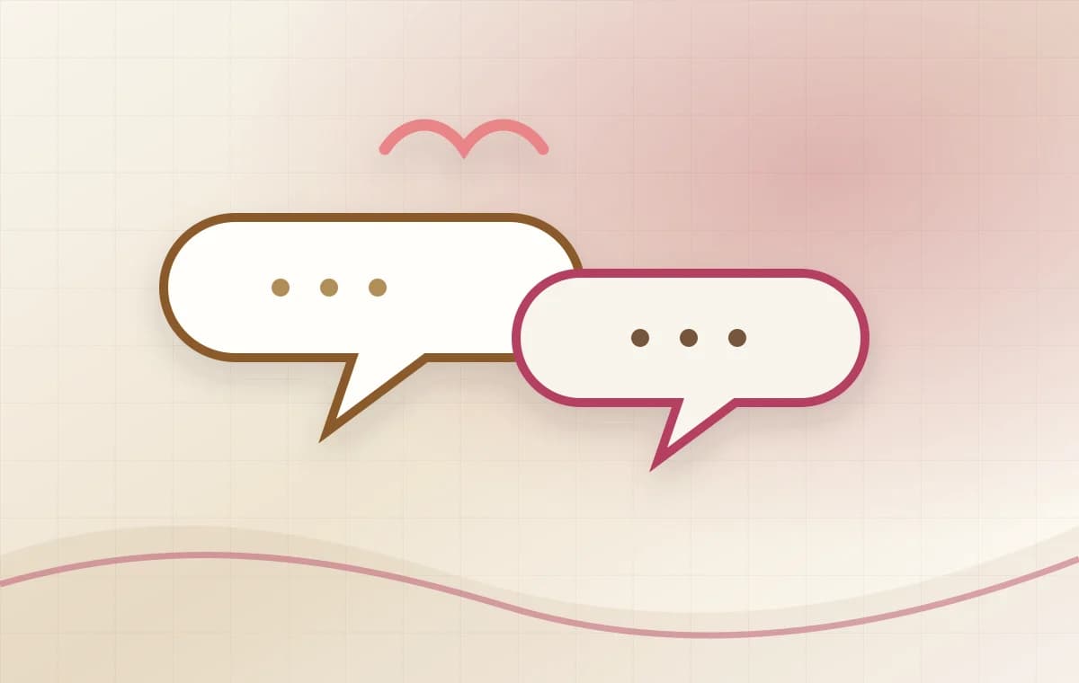 Illustration de bulles d’échange pour les discussions libres